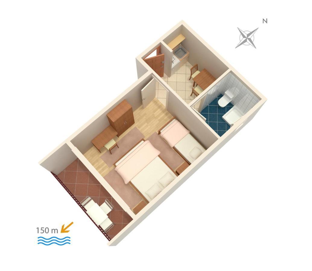 Apartments&rooms with parking space Baska Voda, Makarska - 301 Bagian luar foto
