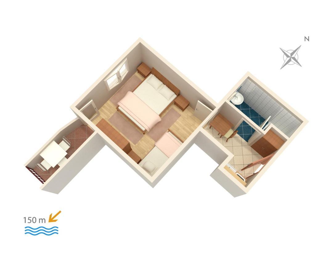 Apartments&rooms with parking space Baska Voda, Makarska - 301 Bagian luar foto